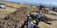 В Троицком, в районе новостроек начато строительство водопровода - Газета Знамя труда