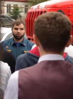 В Сунженском колледже управления и новых технологии состоялась встреча пожарных со студентами