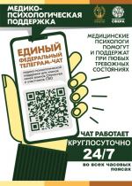Участники СВО и члены их семей могут бесплатно и круглосуточно получить медико-психологическую помощь в специальном федеральном чате